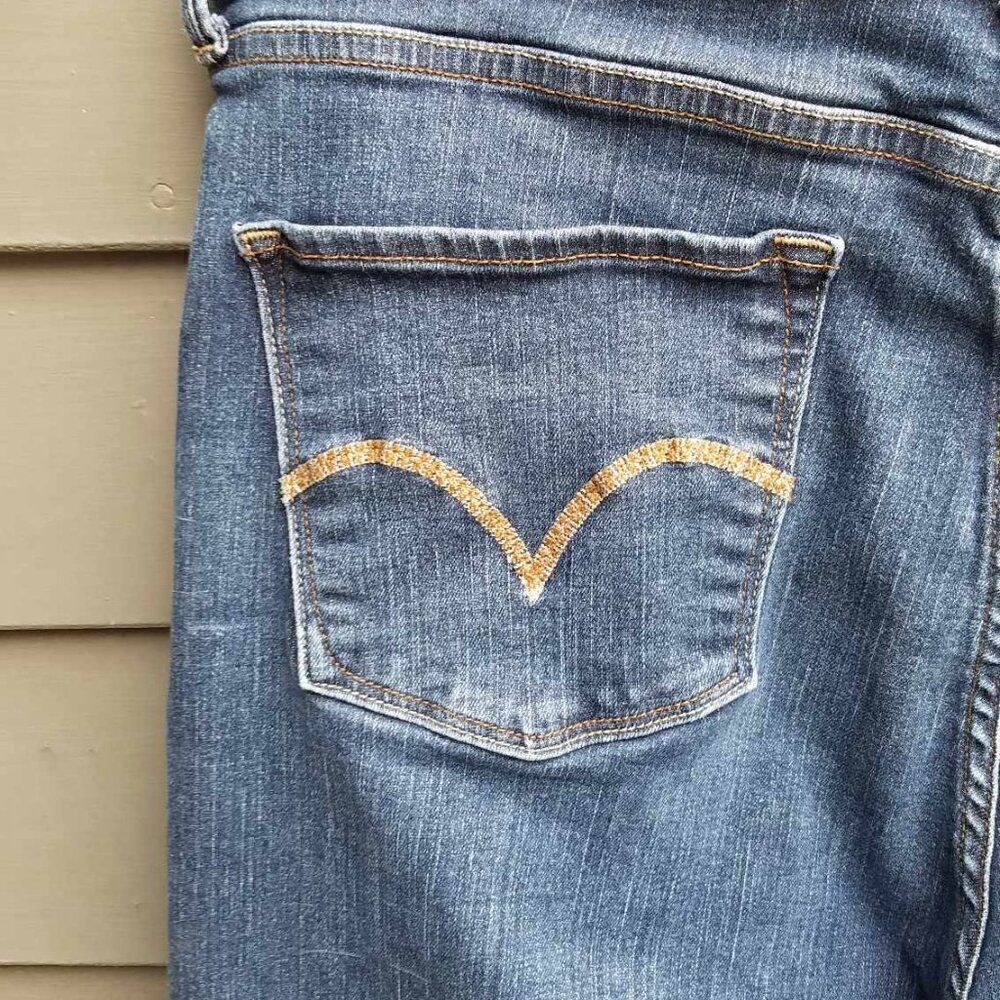 Levis 512 Perfectly Slimming Straight Leg Jeans size 16M - Picture 7 of 12